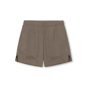 0737. Ripstop 6" Perforated Short - Deep Taupe 0737. Ripstop 6" Perforated Short - Deep Taupe