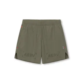 0737. Ripstop 6" Perforated Short - Olive 0737. Ripstop 6" Perforated Short - Olive