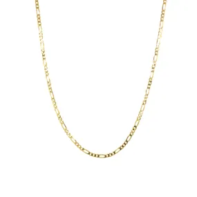 10 Karat Gold Thin Solid Figaro Chain 10 Karat Gold Thin Solid Figaro Chain