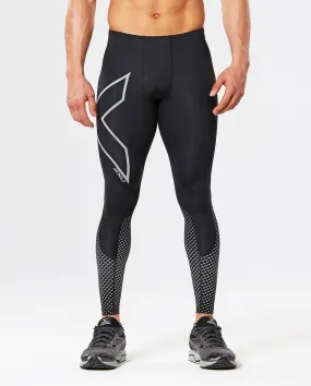 2XU Men's REFLECT COMPRESSION TIGHTS-MA4610B (BLK/SRF) 2XU Men's REFLECT COMPRESSION TIGHTS-MA4610B (BLK/SRF)