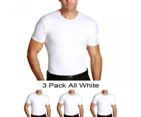 3-Pack Insta Slim Compression Crew Necks TS0003 3-Pack Insta Slim Compression Crew Necks TS0003