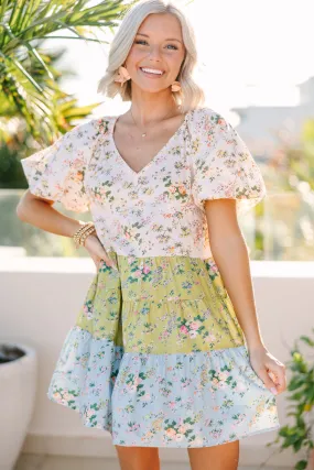 All On You Cream White Ditsy Floral Dress All On You Cream White Ditsy Floral Dress