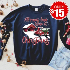 All Roads Christmas Bridge Sweatshirt - 15 All Roads Christmas Bridge Sweatshirt - 15