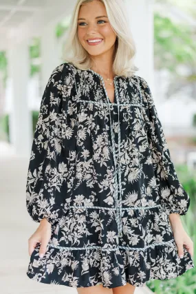 All That You Need Black Floral Dress All That You Need Black Floral Dress