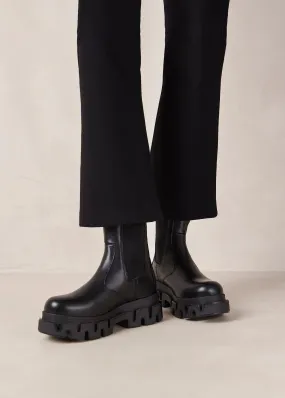 Anastasia Black Leather Ankle Boots Anastasia Black Leather Ankle Boots