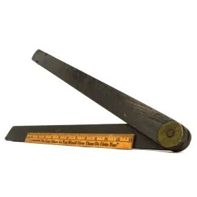 Antique SHIPWRIGHTS BEVEL Ebony & Brass PRIMITIVE SHIP BUILDERS TOOL c.18th/19th Antique SHIPWRIGHTS BEVEL Ebony & Brass PRIMITIVE SHIP BUILDERS TOOL c.18th/19th