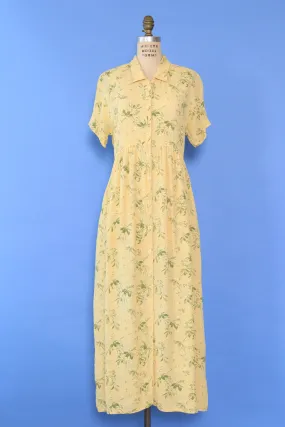 April Cornell Maize Floral Tea Dress M/L April Cornell Maize Floral Tea Dress M/L