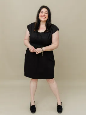 Artsy Traveler Plus Size Dress - Black Denim Artsy Traveler Plus Size Dress - Black Denim