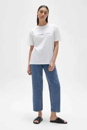 Assembly Label - Everyday Organic Logo Tee - White Assembly Label - Everyday Organic Logo Tee - White