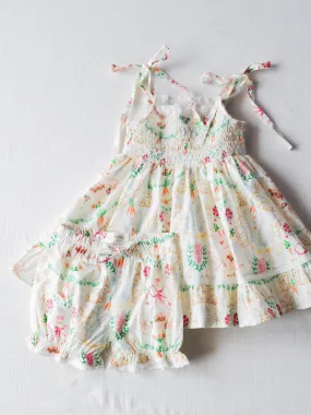 Audrey Smocked Dress - Down the Bunny Trail Audrey Smocked Dress - Down the Bunny Trail
