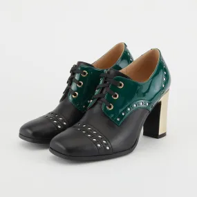 AZURA MALACHITE OXFORD LACE-UP SHOOTIE AZURA MALACHITE OXFORD LACE-UP SHOOTIE