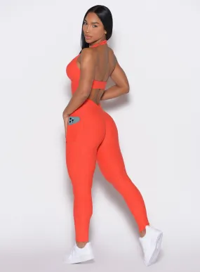 Backless Pocket Bodysuit Backless Pocket Bodysuit