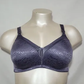 Bali 3372 Double Support Spa Closure Wire Free Bra 36B Private Jet Gray NWT Bali 3372 Double Support Spa Closure Wire Free Bra 36B Private Jet Gray NWT