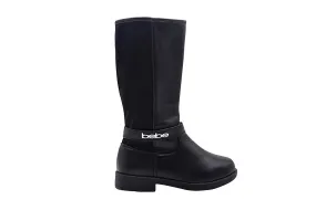 bebe Girls Big Kid Easy Pull-On Tall Riding Boots with Stretch Back Shaft bebe Girls Big Kid Easy Pull-On Tall Riding Boots with Stretch Back Shaft