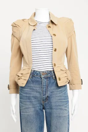 Beige Trench Jacket Beige Trench Jacket