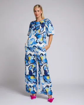 Bianca Trouser - Iris Floral Bianca Trouser - Iris Floral