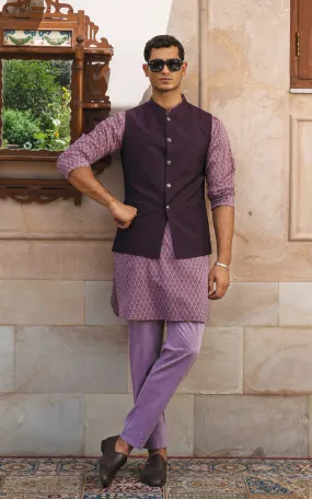 BLENDED WAISTCOAT - SIGNATURE COLLECTION  BURGUNDY BLENDED WAISTCOAT - SIGNATURE COLLECTION  BURGUNDY