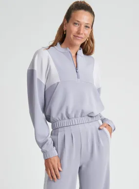Blocked Half Zip Pullover Blocked Half Zip Pullover