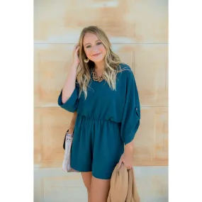 Blouse Button Romper Blouse Button Romper