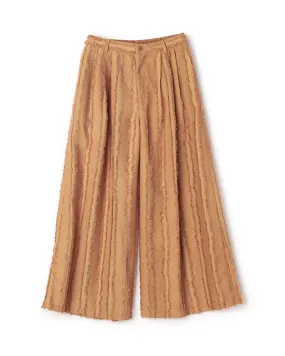 Border Fringe Wide Leg Pants Border Fringe Wide Leg Pants