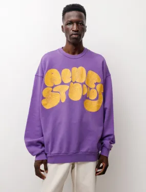 Bubble Logo Crewneck Lilac Bubble Logo Crewneck Lilac