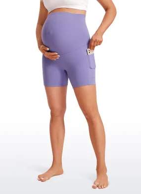 Butterluxe Maternity Pockets Shorts 5''- Super High Waist Butterluxe Maternity Pockets Shorts 5''- Super High Waist