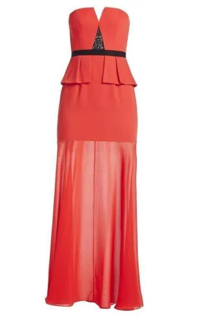 Caitlyn Strapless Embellished-Bodice Gown Caitlyn Strapless Embellished-Bodice Gown