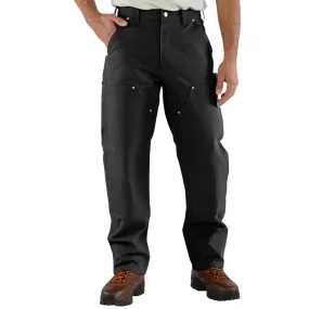 Carhartt Men's Firm Duck Double-Front Work Dungaree_Black Carhartt Men's Firm Duck Double-Front Work Dungaree_Black