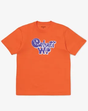 CARHARTT WIP S/S BUBBLE GUM T-SHIRT (ORANGE) CARHARTT WIP S/S BUBBLE GUM T-SHIRT (ORANGE)