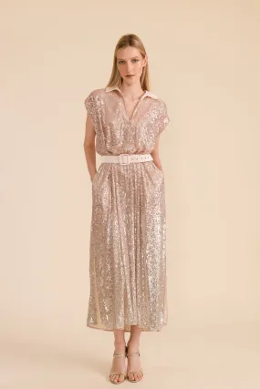 Caroline Kilkenny Pink Phoebe Star Dress Caroline Kilkenny Pink Phoebe Star Dress