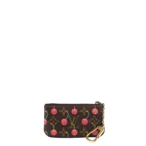 Cerises Monogram Canvas Key Pouch Cerises Monogram Canvas Key Pouch
