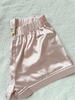 Champagne Pink Pajama Shorts Champagne Pink Pajama Shorts