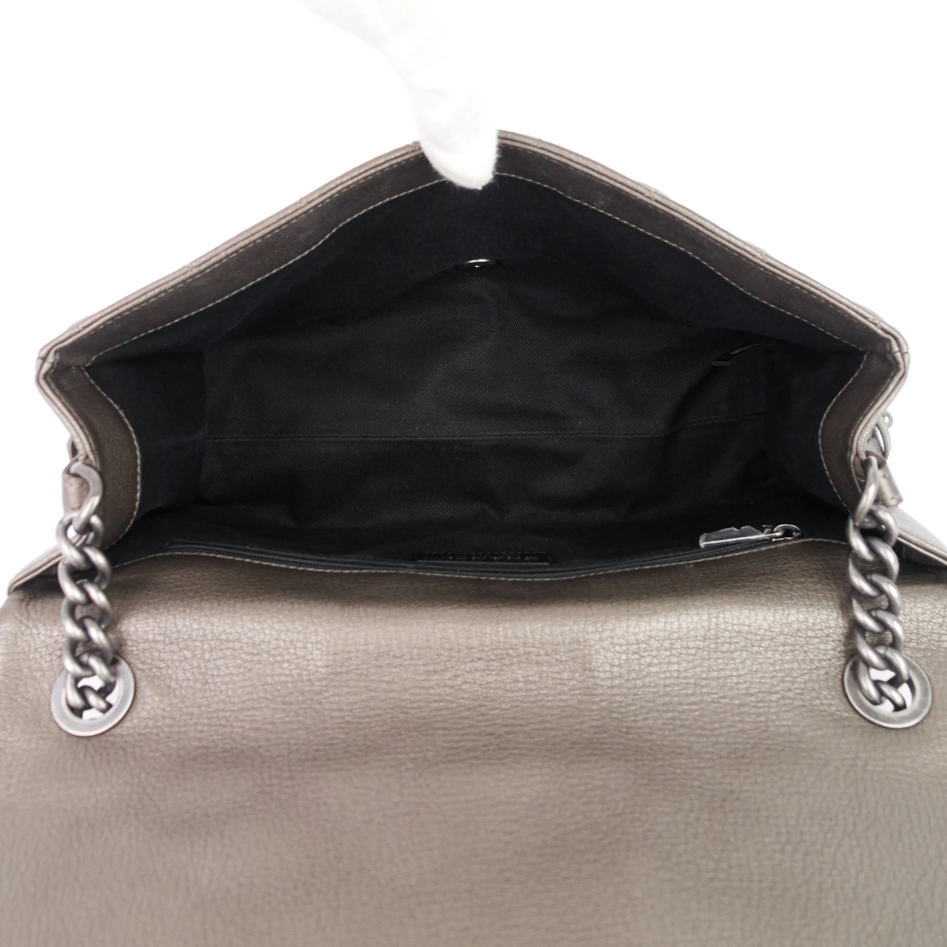City Rock Large Goatskin Flap Bag