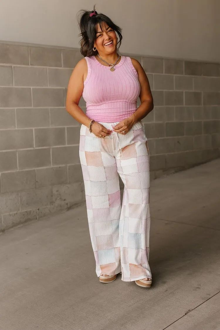 Coastal Check Pants