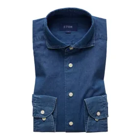 Contemporary Fit - Blue Denim Shirt Contemporary Fit - Blue Denim Shirt