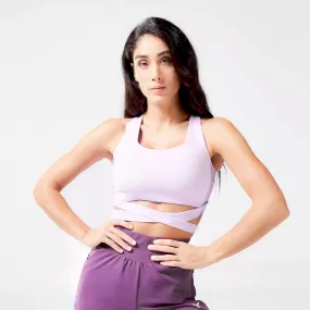 Core Ribbed Bra Top - Purple Rose Core Ribbed Bra Top - Purple Rose