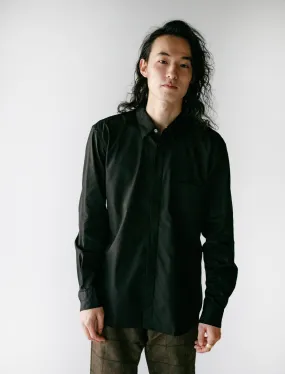 Cotton Broad Shirt Black Cotton Broad Shirt Black