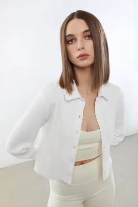 CROPPED BUTTON UP CROPPED BUTTON UP