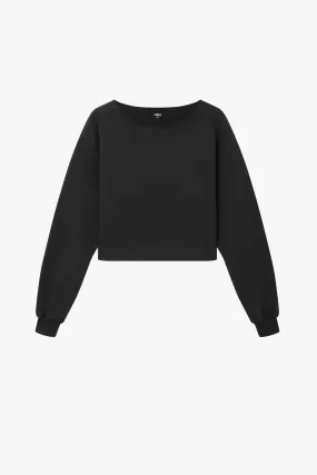 Cropped Oversized Sweatshirt Cropped Oversized Sweatshirt