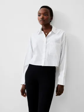 Cropped Poplin Shirt Cropped Poplin Shirt