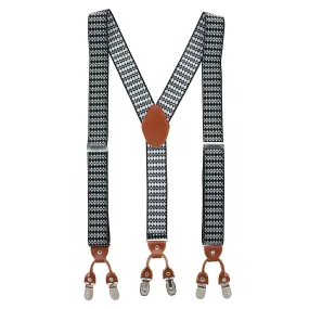 CTM® Men's 1.375 Inch Wide Aztec Print Y-Back Double Clip-End Suspenders CTM® Men's 1.375 Inch Wide Aztec Print Y-Back Double Clip-End Suspenders