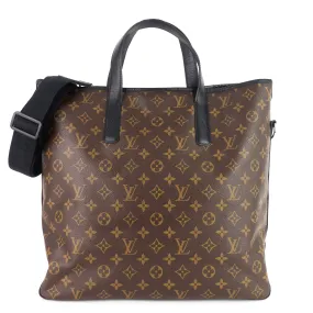 Davis Monogram Macassar Canvas Tote Bag Davis Monogram Macassar Canvas Tote Bag