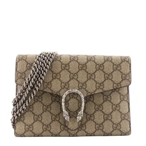 Dionysus GG Supreme Canvas Chain Wallet Bag Dionysus GG Supreme Canvas Chain Wallet Bag