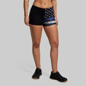 Double Take Booty Short (Thin Blue Line) Double Take Booty Short (Thin Blue Line)