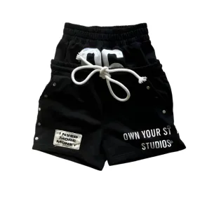 Double-Waisted Patch Shorts Double-Waisted Patch Shorts