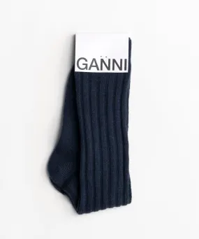【GANNI】Winter Ribbed Socks 【GANNI】Winter Ribbed Socks