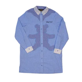 Gingham Bear Shirt Dress Gingham Bear Shirt Dress