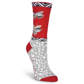 Laurel Burch Butterfly Sock Laurel Burch Butterfly Sock