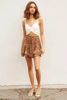 Layered Floral Skort Layered Floral Skort