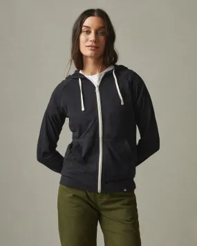 Lightweight Full Zip - Black Solid Lightweight Full Zip - Black Solid